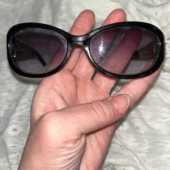 Jimmy Choo Accessories - Jimmy Choo Black Sunglasses stars logo
